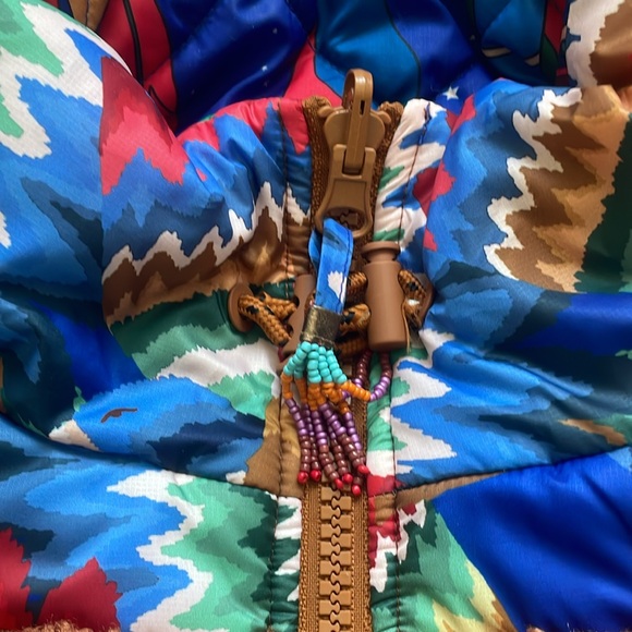 Farm Rio Reversible Crochet Puffer Jacket - Picture 5 of 15